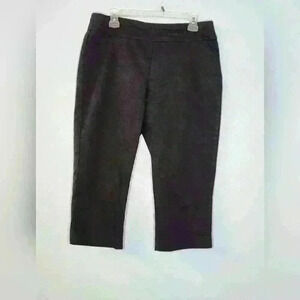 Croft & Barrow Black Capris